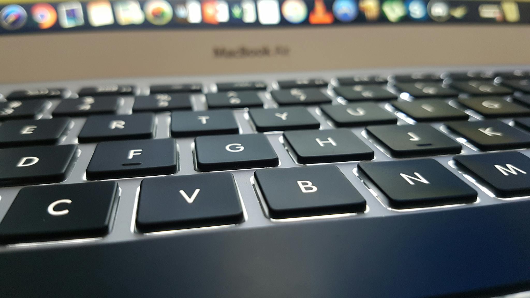 Selective Focus Photography of Turned-on Macbook Air